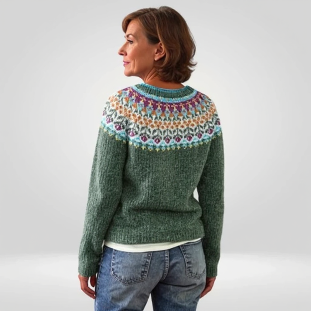 Abigail | Vintage Islandstrikpullover