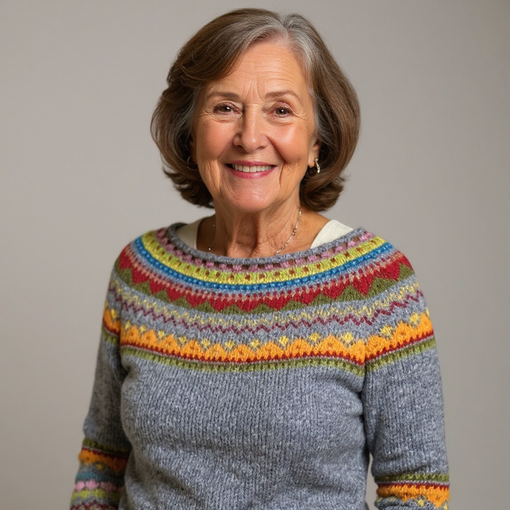 Joanna | Vintage Islandstrikpullover