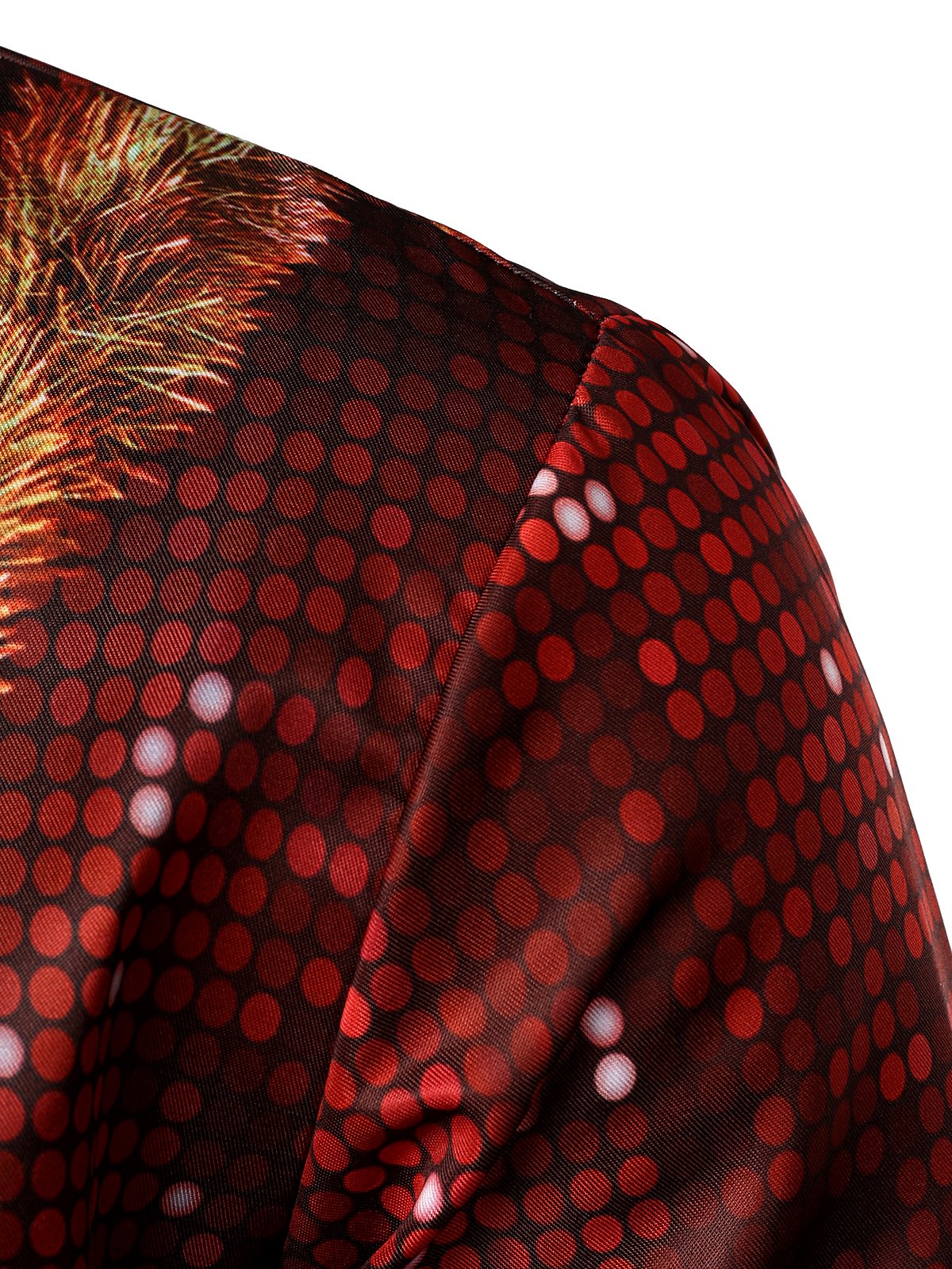 Mænds jule sjove outfit tema top ferie knap-ned langærmet skjorte 